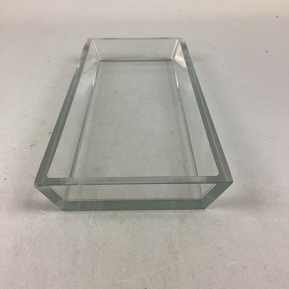 Clear Glass Appetizer Serving Rectangular Dish - Picture 2 of 5